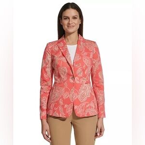 Tommy Hilfiger Paisley Print Slim Blazer